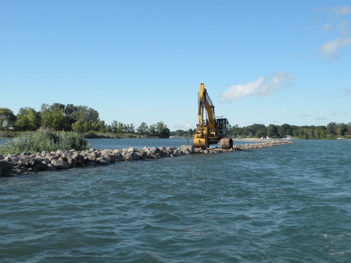 Construction to Preserving Michigan Shorelines