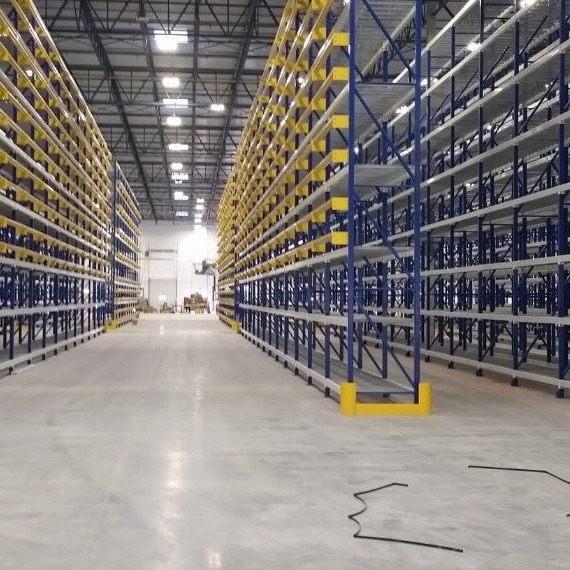 Real Estate Industrial Warehouse Shelves