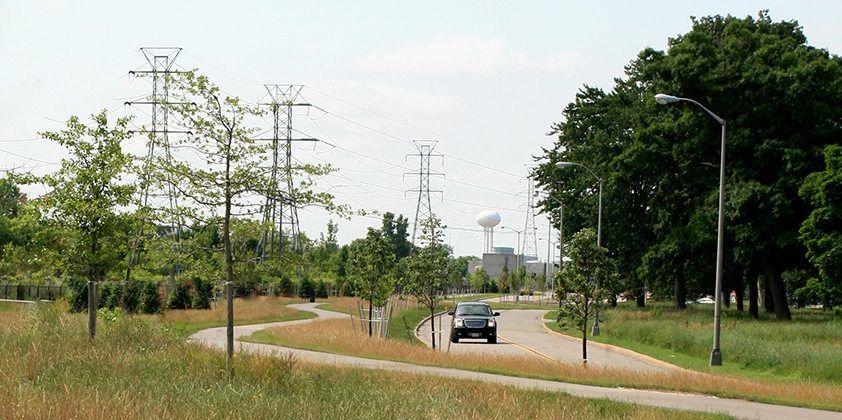 GM Warren Technical Center Walking Path